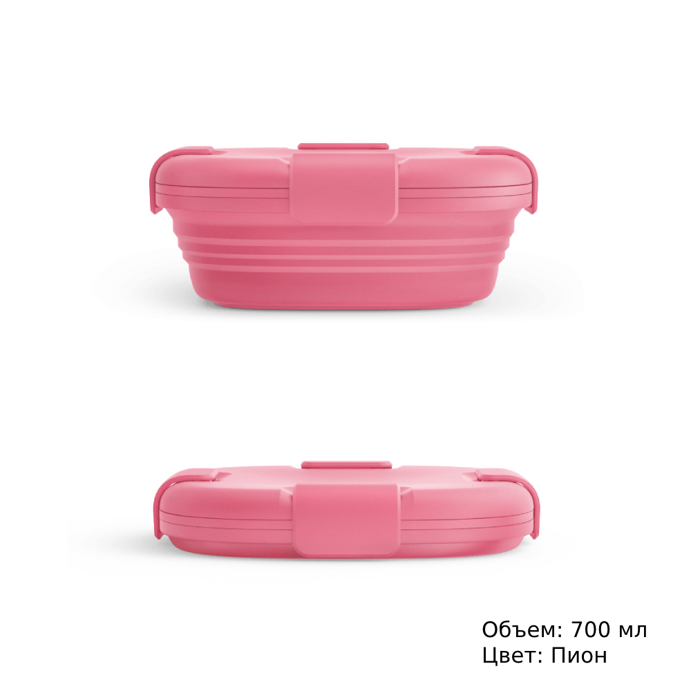 Складные тарелки из пищевого силикона. Stojo Box